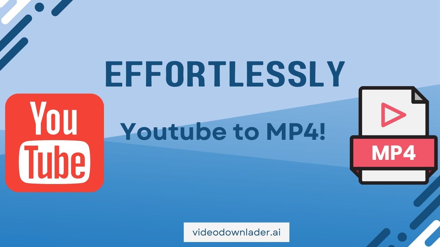 Effortlessly Transform Youtube to MP4!
